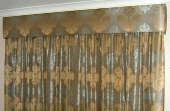Padded Pelmet with Block Out Drapes