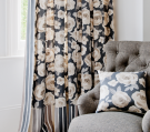 Floral Block Out Curtains